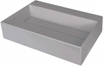 Granite countertop washbasin with a place for a tap - with a grille