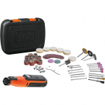 BLACK & DECKER | 8V Cordless Rotary Tool With Kit Box | BCRT8IK-XJ