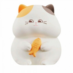 LED night light cat GATTO, Warm white + multicolor, 5V, USB