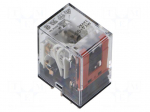 Relay: electromagnetic | 4PDT | Ucoil: 24VAC | Icontacts max: 6A | MY4
