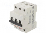 Circuit breaker | 400VAC | Inom: 16A | Poles: 3 | Charact: C | 6kA | IP20