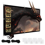 Uued tooted // Ekran projekcyjny  Maclean, 86", 175x131cm, obramowanie 25mm 4:3, haczyki do naciągu, MC-166