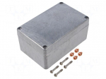 Enclosure: multipurpose | X: 80mm | Y: 125mm | Z: 57mm | aluminium | IP66