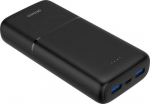 Power bank DELTACO 20 000 mAh, 2x USB-A 18 W, 1x USB-C PD 20 W PB-C1008 / 1902124