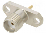 Connector: SMA | socket | straight | 50&Omega; | soldering | PTFE
