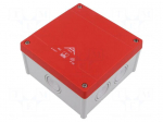 Enclosure: junction box | X: 127mm | Y: 127mm | Z: 70mm | IP66 | grey | ABOX