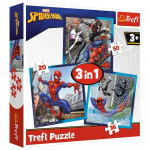 M&auml;nguala | PC | Konsoolid | Tarvikud // Harivad m&auml;nguasjad | Interaktiivsed | Loomingulised | Kunstilised // Puzzle - 3w1 (20, 36, 50) - Pajęczy przyjaciele - Disney Marvel Spiderman - Trefl 34874