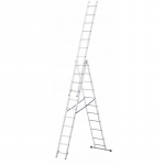 Aluminium ladder 3x14 steps