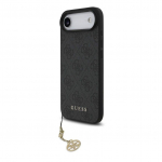 Back panel cover Guess Apple iPhone Air Tone on Tone 4G Charm Case Gray