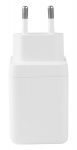 USB GaN wall charger DELTACO, 100 W, 1x USB-A, 2x USB-C, PPS, total output 100 W, white / USBC-GAN06 / 1903219