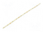 LED tape | white warm | 2835 | 24V | LED/m: 168 | 5mm | IP20 | 8W/m