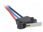Microswitch SNAP ACTION | with lever | SPDT | 0.1A/125VAC | 2A/12VDC