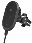 Swissten Magnetic Car Holder MagRide with Wireless Charger Qi2 15W (MagSafe compatible)