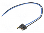 Microswitch SNAP ACTION | 2A/250VAC | with lever (with roller)