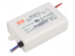 Power supply: switched-mode | LED | 36W | 12VDC | 3A | 90&divide;264VAC | IP42