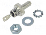 Diode: rectifying | 400V | 12A | cathode to stud | DO203AA,DO4 | 1.5V