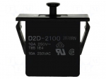 Switch: door | Pos: 2 | SPST-NO + SPST-NC | 16A/250VAC | black