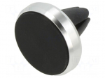 Car holder | black | air vent | Features: magnetic holder | 45mm