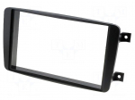 Radio mounting frame | Mercedes | 2 DIN | black