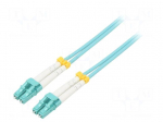 Fiber patch cord | OM3 | LC/UPC,both sides | 10m | 50/125um | LSZH