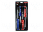 Screwdriver: universal-set | Phillips,slot | PH1,PH2,5mm,6mm