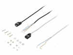 Sensor: photoelectric | Range: 0&divide;500mm | NPN | LIGHT-ON | 50mA | 2m