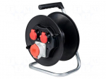 Cable reel | CEE 7/3 (F) socket,IEC 60309 3P+N+PE socket | 16A