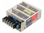 Power supply: switching | for building in,modular | 50W | 5VDC | 10A