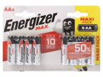 Battery: alkaline | 1.5V | AA | MAX | Batt.no: 8 | non-rechargeable
