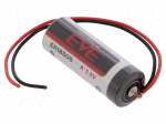 Battery: lithium | 3.6V | 18505 | 150mm leads | &Oslash;18.7x50.5mm | 3800mAh