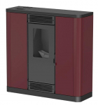 Pellet Stove AURORA SLIM 11kW Bordeau