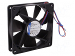 Fan: DC | axial | 119x119x25mm | 170m3/h | 43dBA | ball bearing | 2900rpm