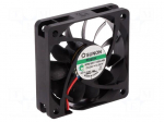Fan: DC | axial | 24VDC | 60x60x15mm | 44.62m3/h | 34.2dBA | Vapo | 4700rpm