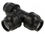 Splice terminal: clamping | 40mm | for PE pipes | Plast