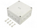 Enclosure: multipurpose | X: 130mm | Y: 130mm | Z: 75mm | TK PC | grey