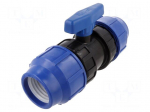 Splice terminal: clamping | &Oslash;out: 63mm | &Oslash;in: 63mm | for PE pipes