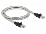 Patch cord | U/FTP | Cat 6a | RJ45 plug,both sides | Cu | 3m | LSZH
