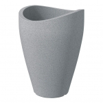 Scheurich Wave Globe High 254 Outdoor Pot planter Freestanding Plastic Grey