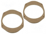 Spacer ring | MDF | 165mm | Ford | impregnated,varnished