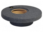Car loudspeaker enclosure | MDF | gray melange | textil | 15l | 250mm