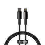 Cable USB C - iP Lightning 1m PD 20W Black