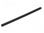 Heat shrink sleeve | 2: 1 | 4.75mm | L: 1.2m | black | polyolefine