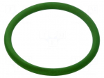 O-ring gasket | FKM | Thk: 2mm | &Oslash;int: 22mm | M25 | green | -40&divide;200&deg;C