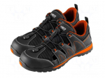 Boots | Size: 42 | black-orange | fabric | slip,impact