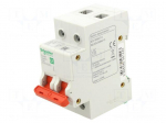 Switch-disconnector | Poles: 2 | for DIN rail mounting | 63A | 400VAC