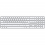 Magic Keyboard with Touch ID and numeric keypad (silver/white, DE layout, for Mac models with Apple chip)