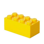 Room Copenhagen LEGO Mini Box 8 yellow - RC40121732