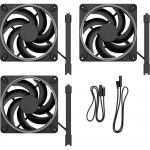 Fractal Design Fractal D. Momentum 14 RGB 3-pack Black (black, 140 mm)