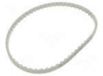 Timing belt | AT10 | W: 10mm | H: 5mm | Lw: 580mm | Tooth height: 2.5mm