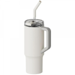 Xiaomi XMXGB01PL Straw Mug 1L Thermo Mug Bottle, 316L stainless steel, White